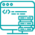 A graphic of a web page displaying html codes on a transparent background