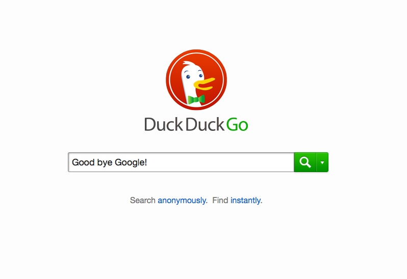 DuckDuckGo search bar