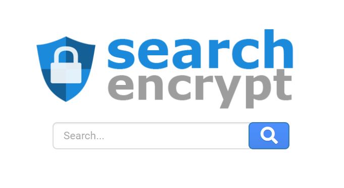Search encrypt search bar and logo