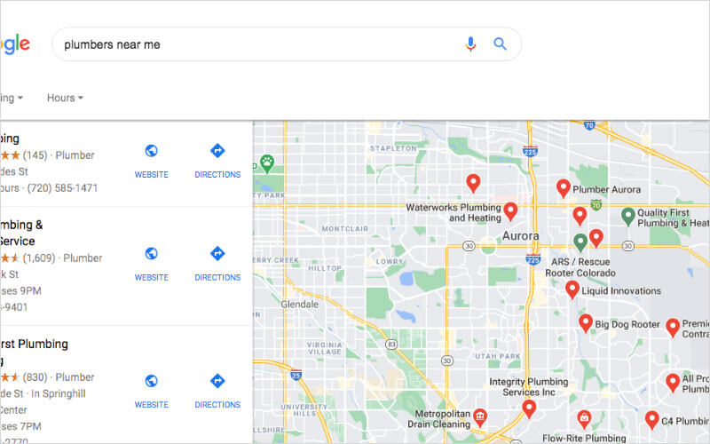 Google map markers