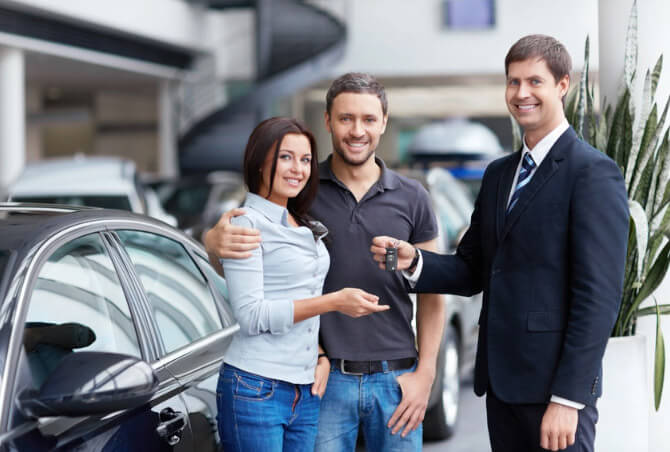 Client buying car
