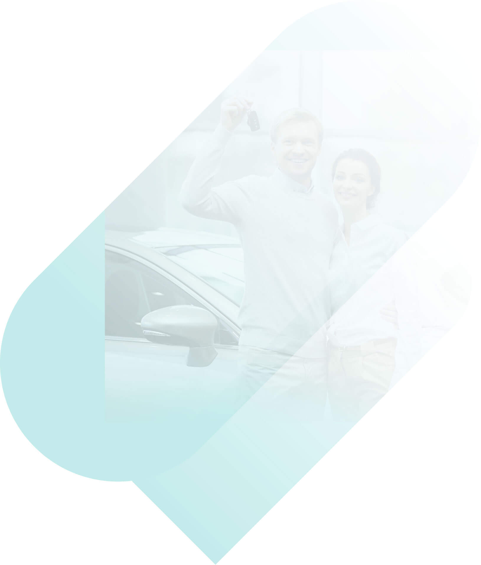 Man holding car key