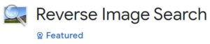 reverse image search in Google Chrome