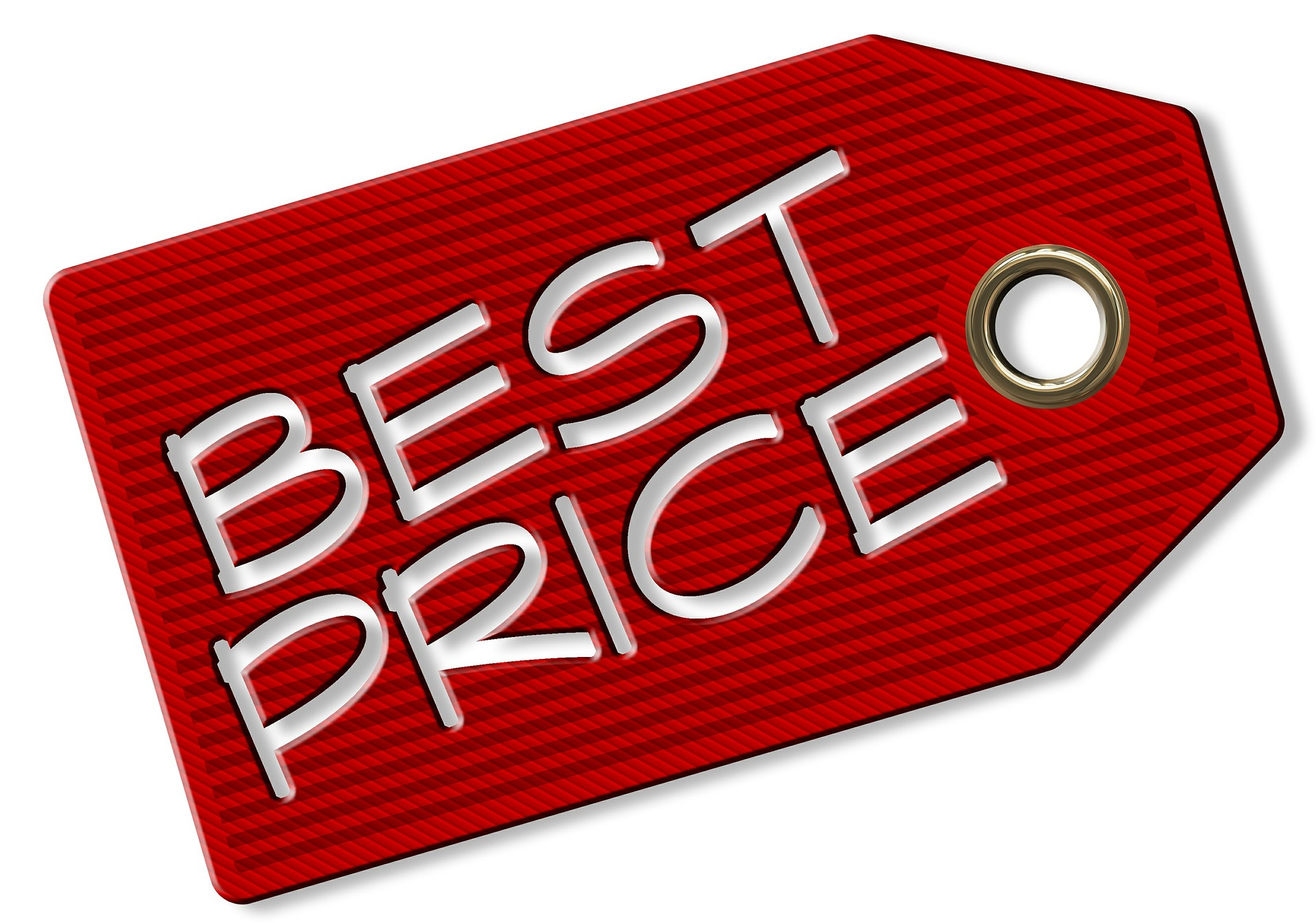 best price red pricetag